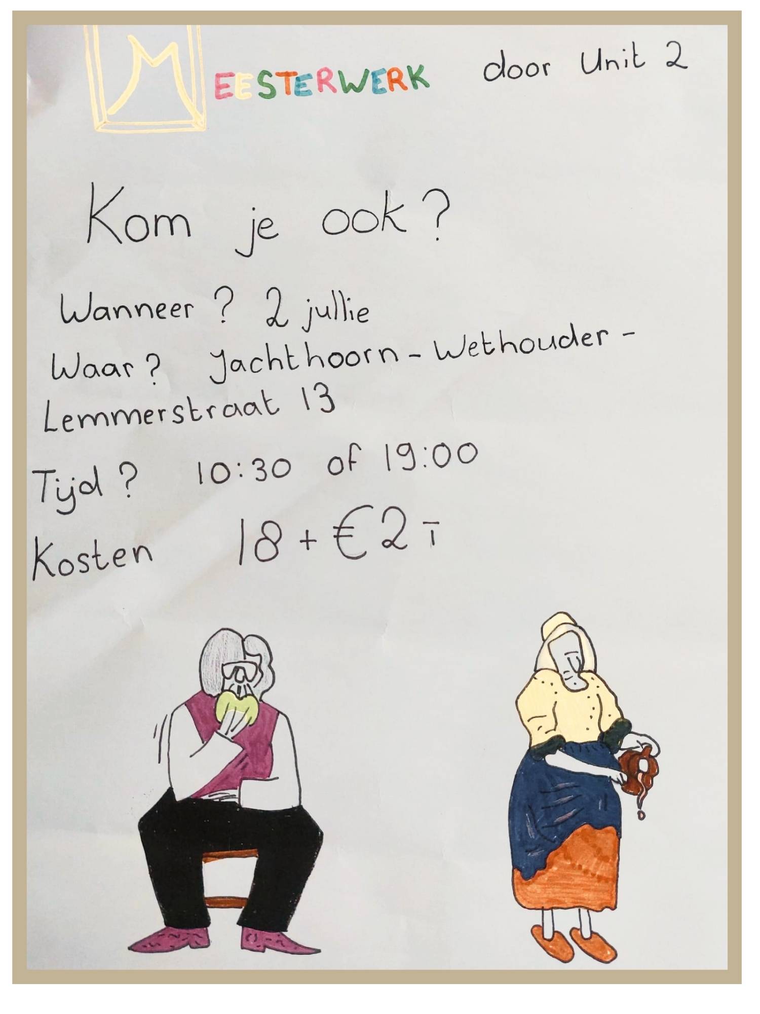 poster musical unit 2 de schare 2juli26
