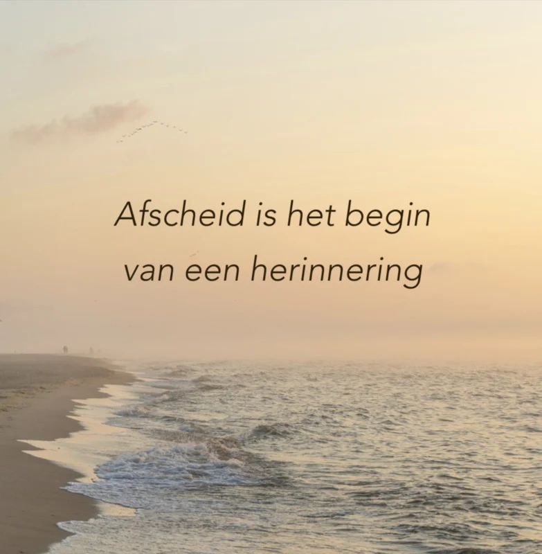 afscheid nemen
