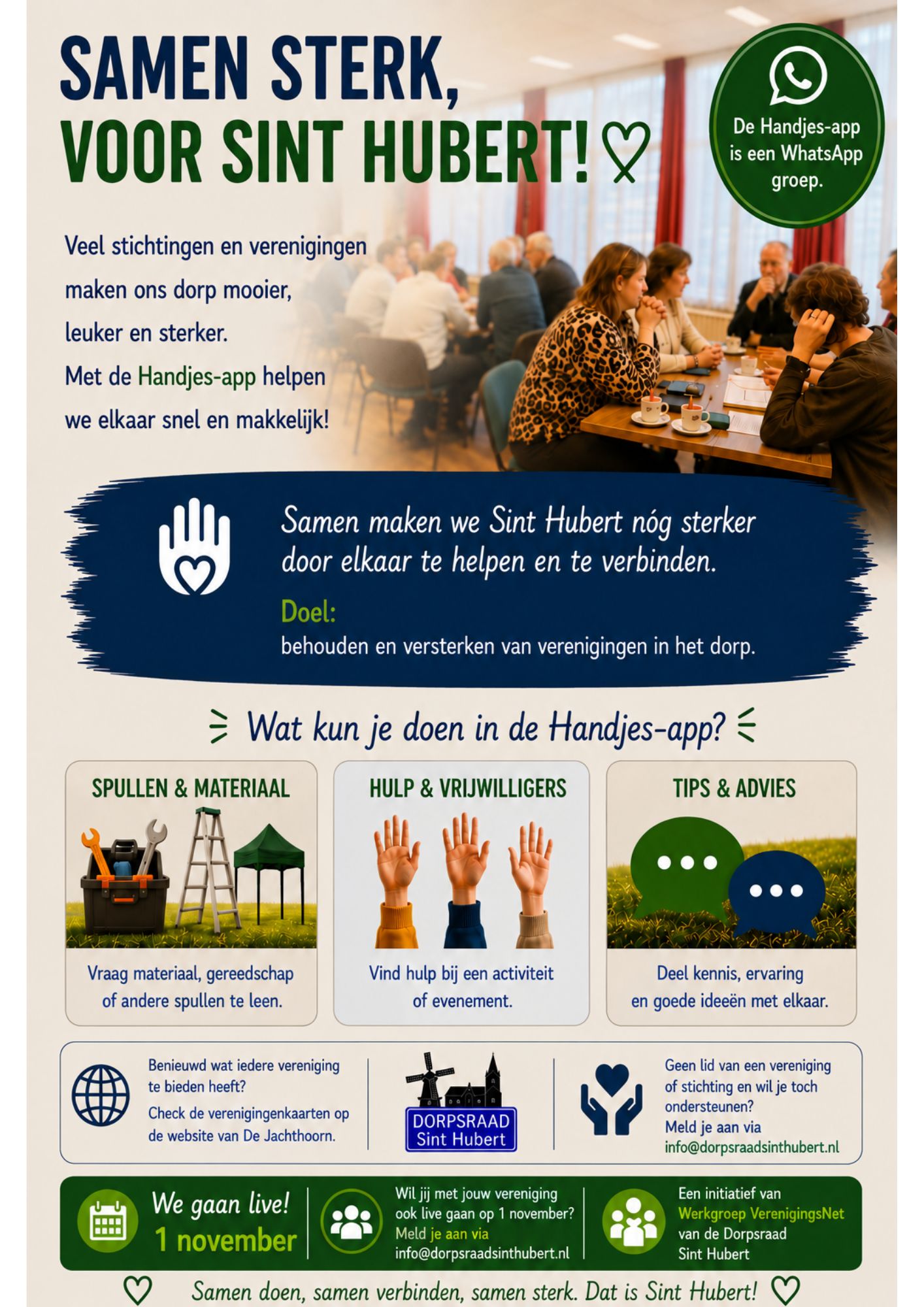 poster aankondiging handjesapp okt26