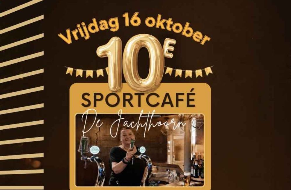 10e Sportcafé > Ben er bij op 16 oktober!