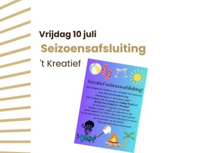 Seizoensafsluiting 't Kreatief