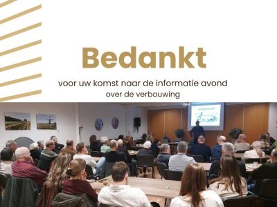 Dank voor uw komst