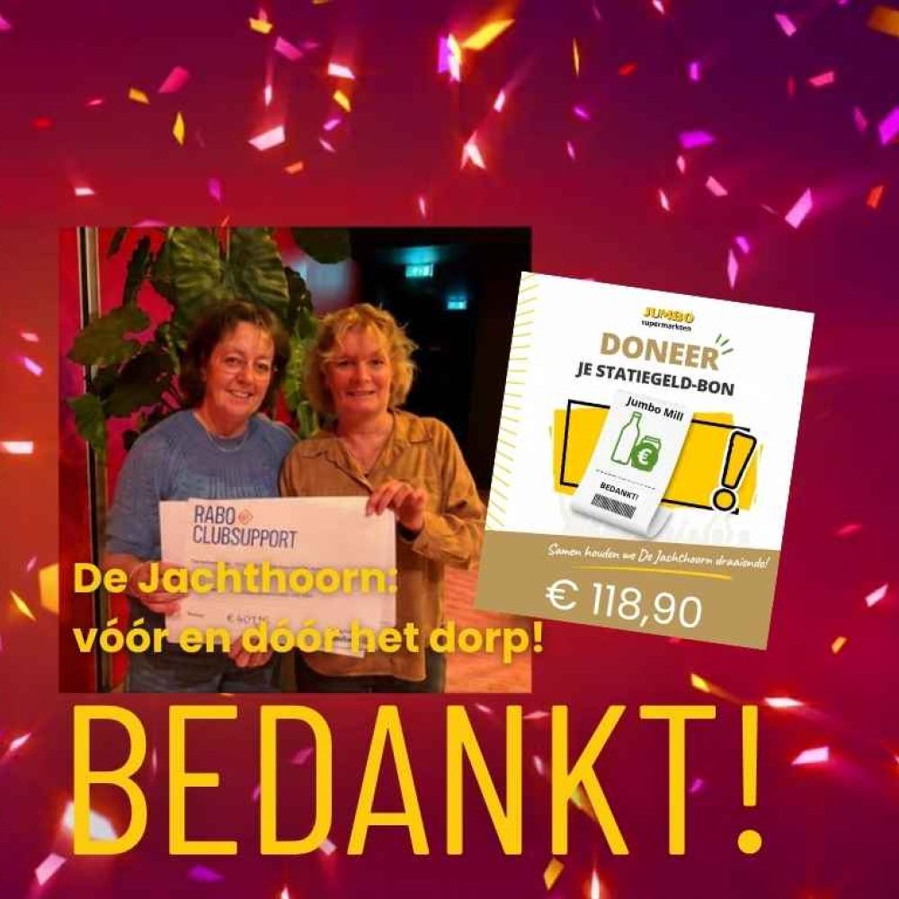 Bedankt!