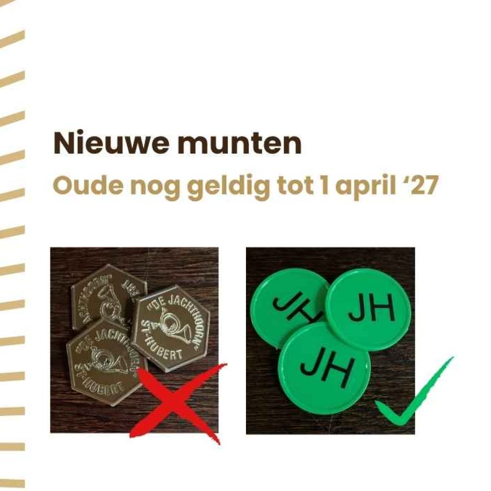 Nieuwe munten, oude nog geldig!