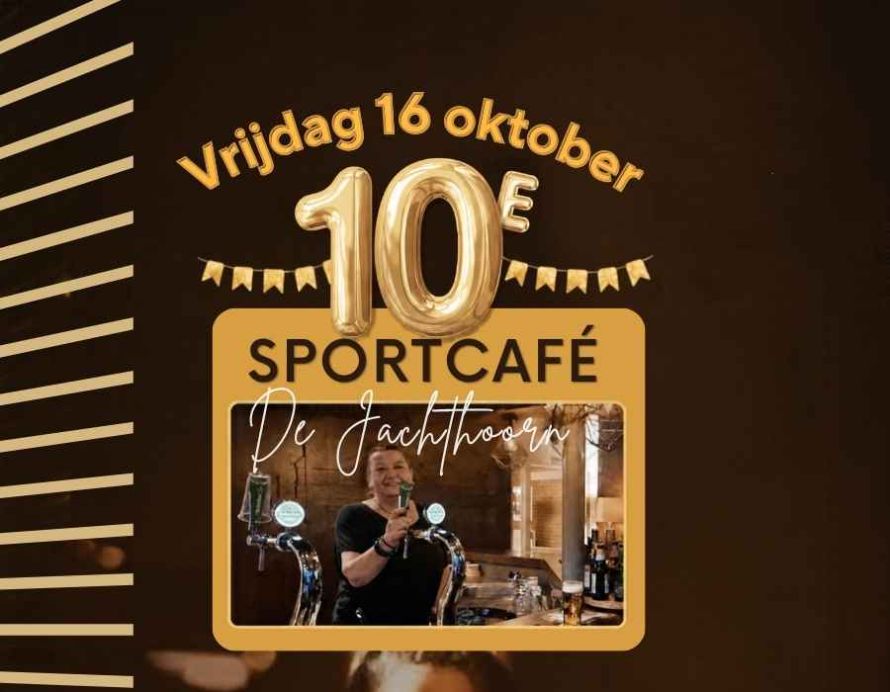 10e Sportcafé > Ben er bij op 16 oktober!