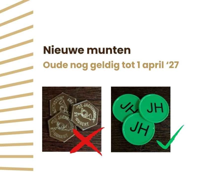 Nieuwe munten, oude nog geldig!