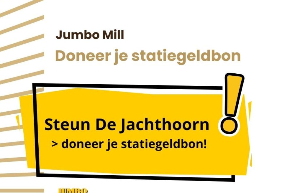 Doneer je statiegeldbon aan De Jachthoorn