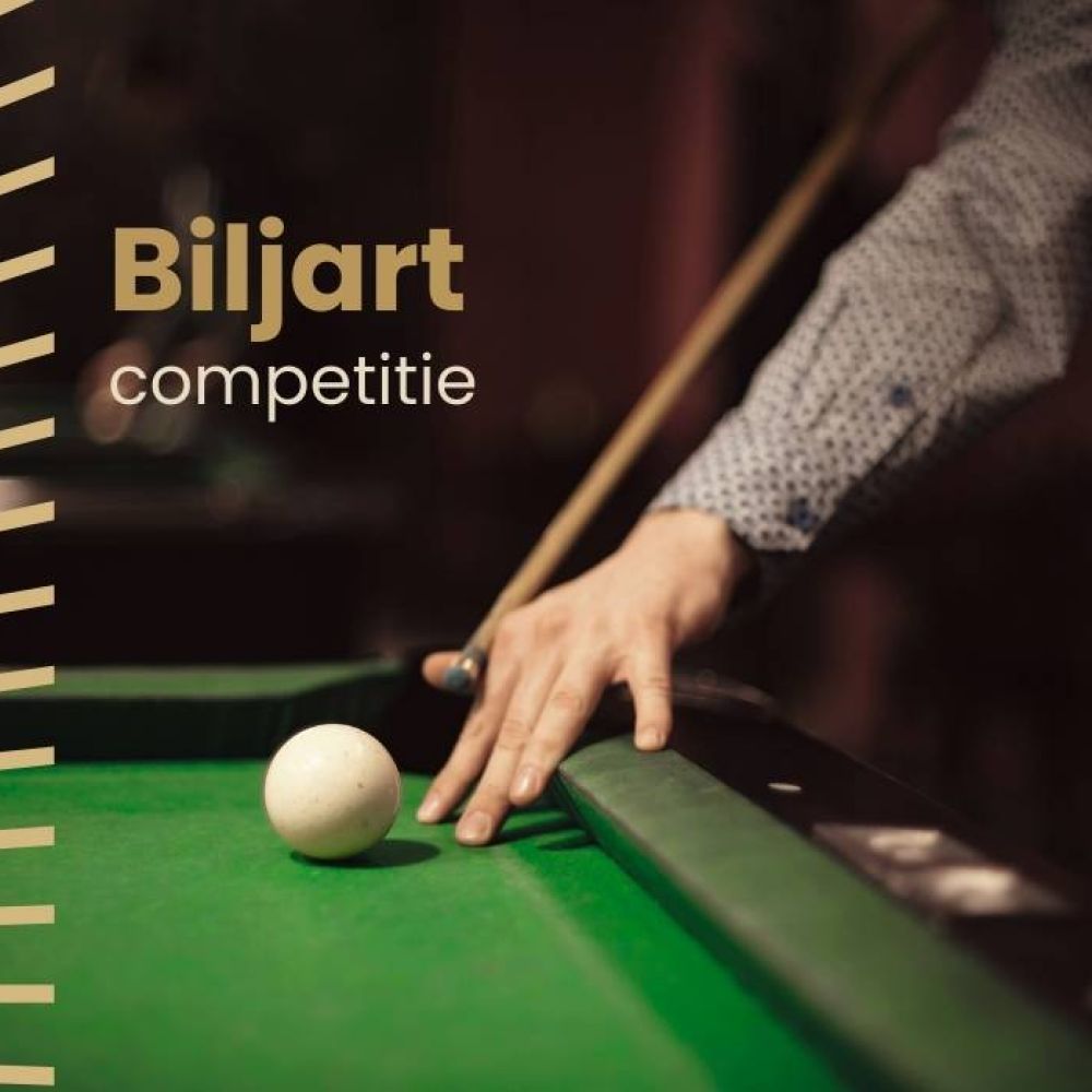 Biljartcompetitie. Mee doen? Dat kan!
